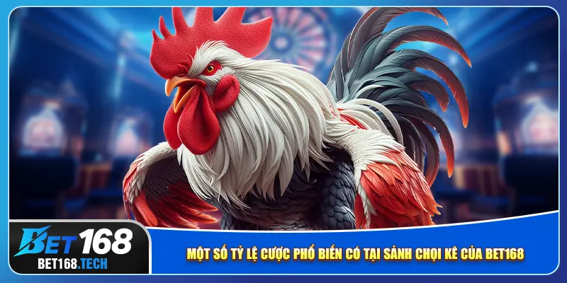 Một số tỷ lệ cược phổ biến có tại sảnh chọi kê của bet168